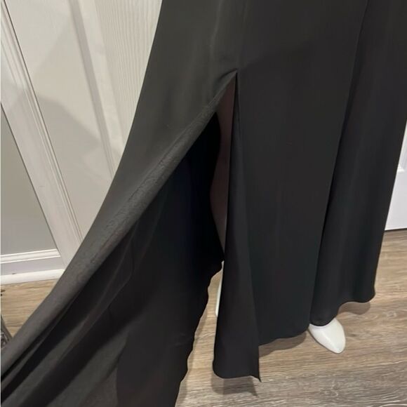 NBD X Naven twins high times black halter maxi dress size Small NWT - Picture 6 of 10